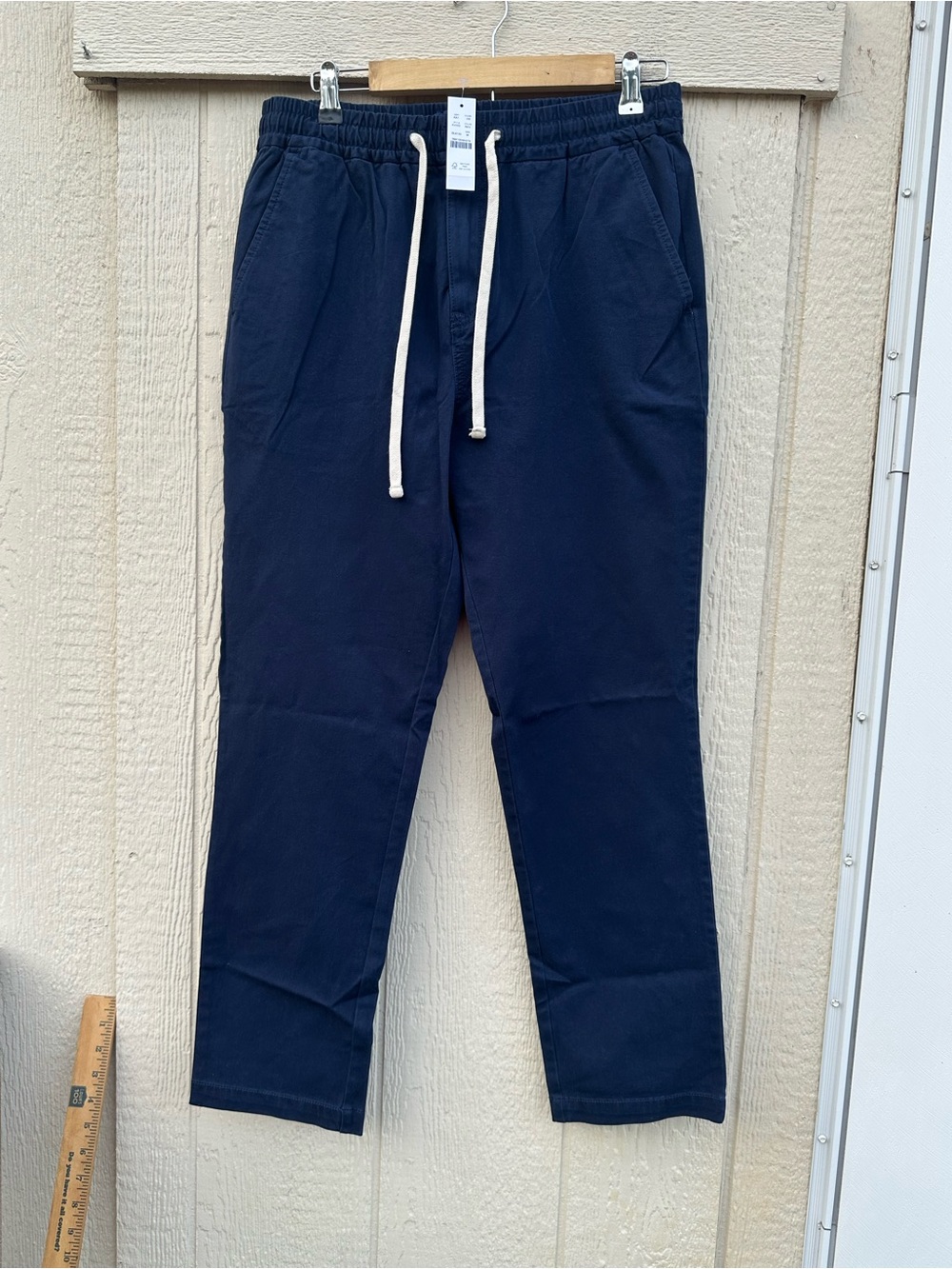 J.Crew Dock Pant Mens M Navy Blue New NWT Cotton Blend Stretch AV223
